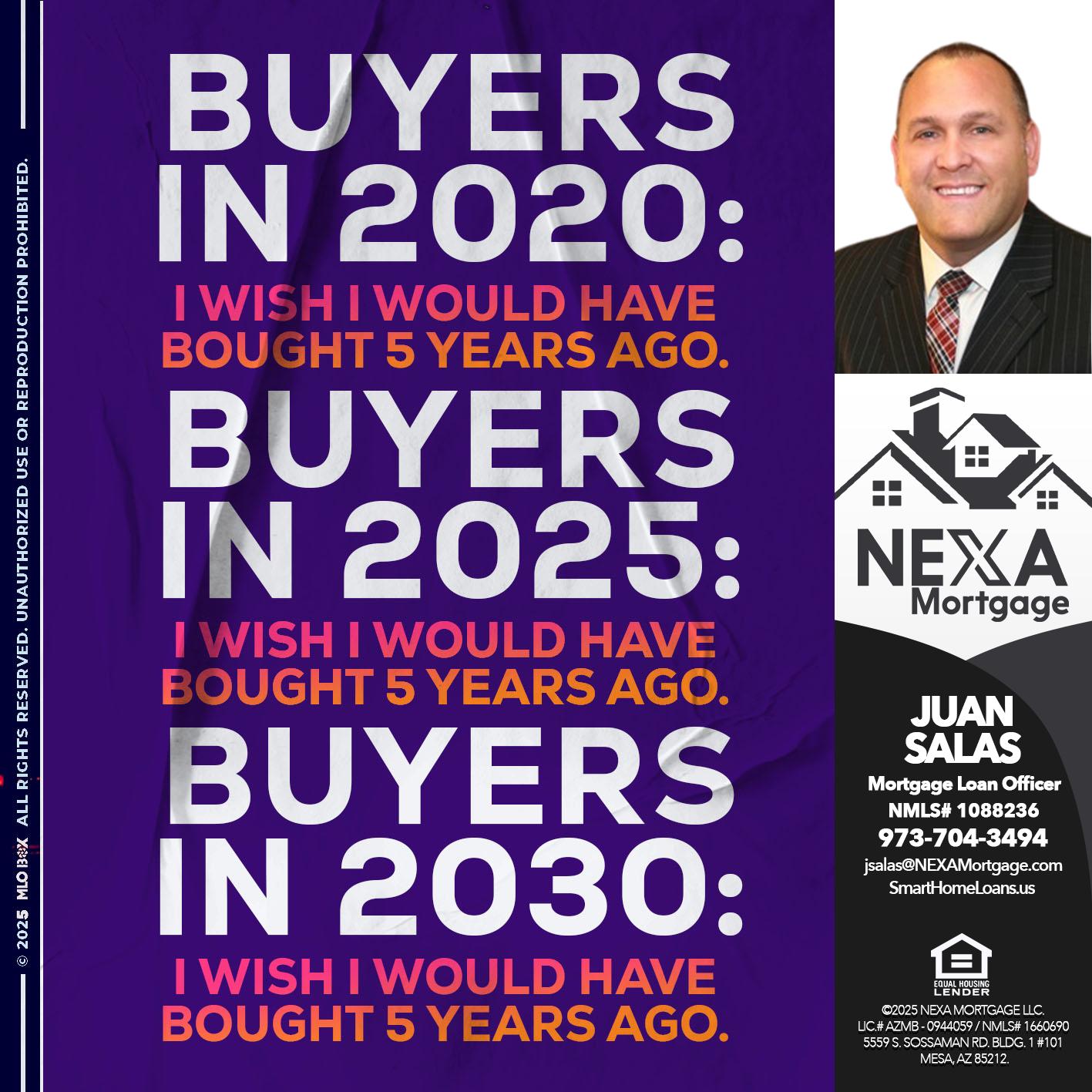 BUYERS IN - Juan Salas -Sr. Mortgage Loan Officer