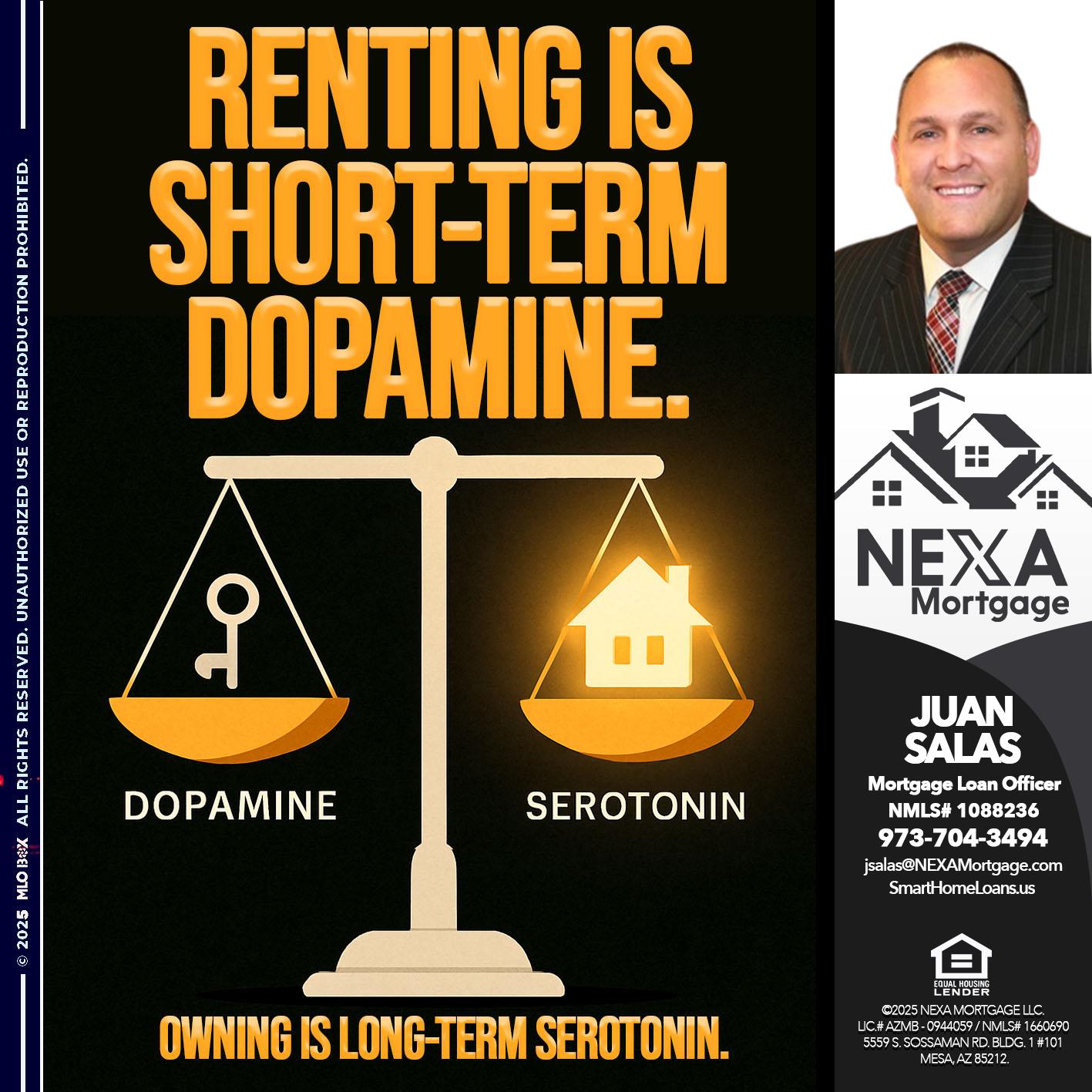 RENTING IS - Juan Salas -Sr. Mortgage Loan Officer