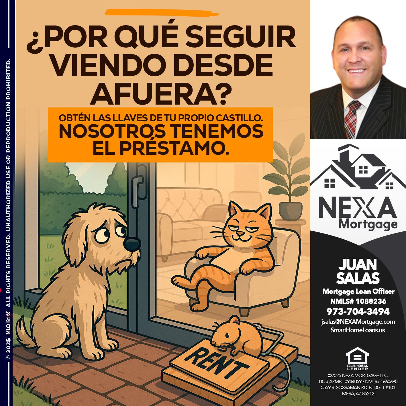POR QUE SEGUIR? - Juan Salas -Sr. Mortgage Loan Officer